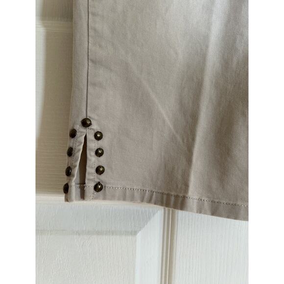 Hearts Of Palm Tan Capris Ladies Size 10 - Picture 15 of 15